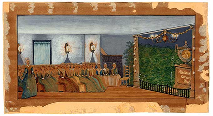 Moravian Christmas History - Christmas celebration at the Girls’ School, by Anna Rosin Kliest who was a teacher from 1788 to 1805. Source: School diary 1788-1791. (FemSem 285-290)