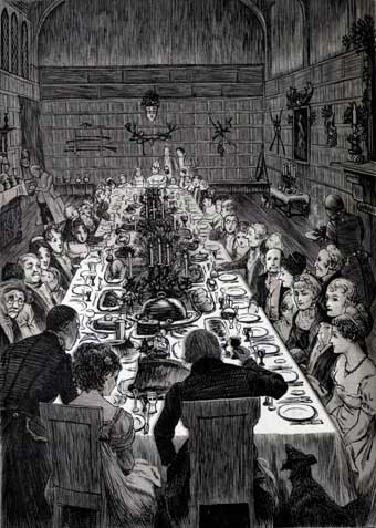 Irving Christmas - Christmas Dinner at an English country manor
