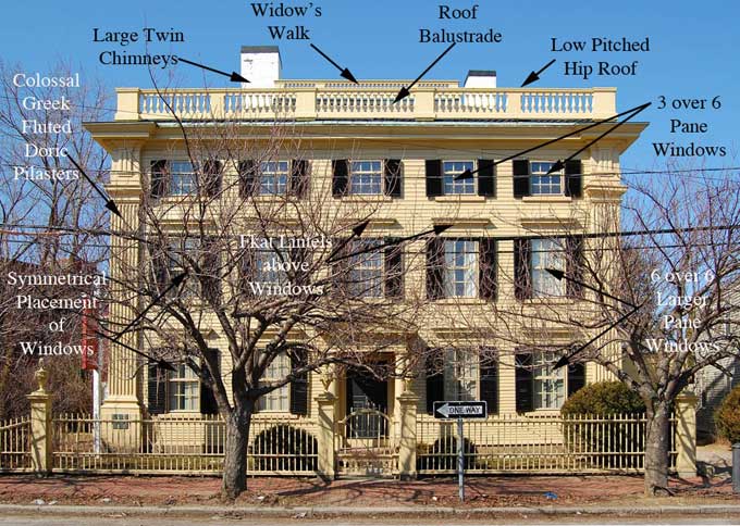 Architectural Styles - Peirce-Nichols House, Salem, Massachusetts, built 1782.